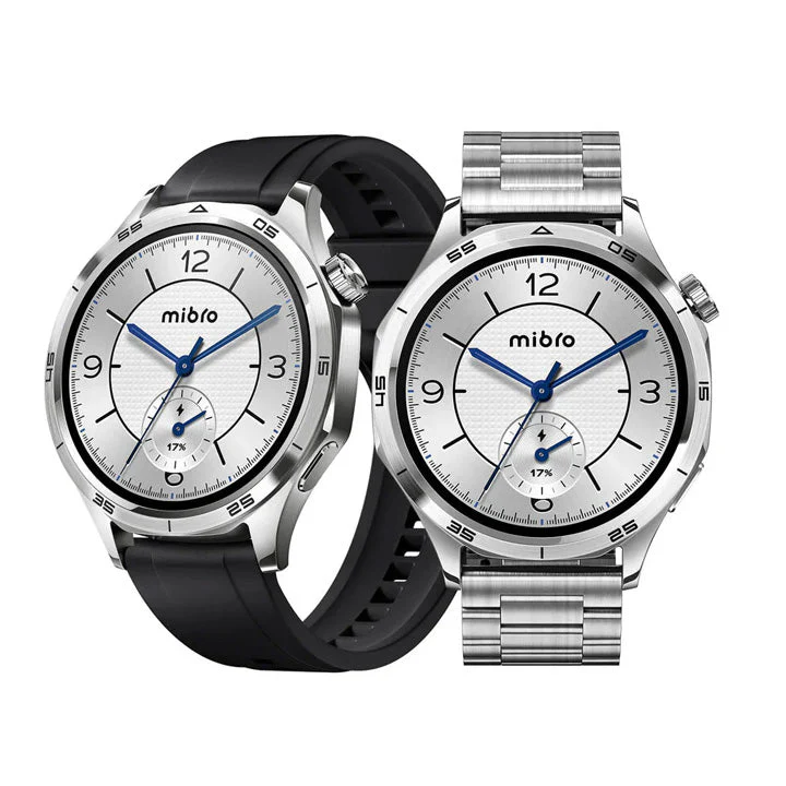 Mibro Watch GT — Stainless Steel Body, 5-Satellite GPS & 100+ Workouts
