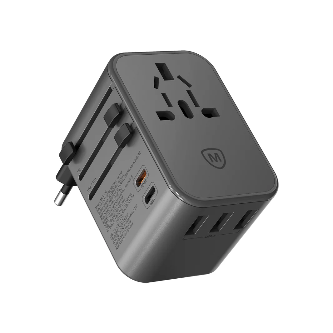 Micropack MTA-535 — 35W Universal Travel Adapter (US/AU/UK/EU)