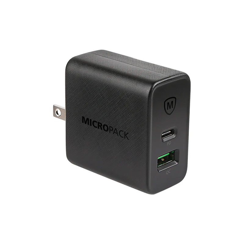 Micropack MWC-265PD GaN Wall Adapter — 65W USB-C & USB-A