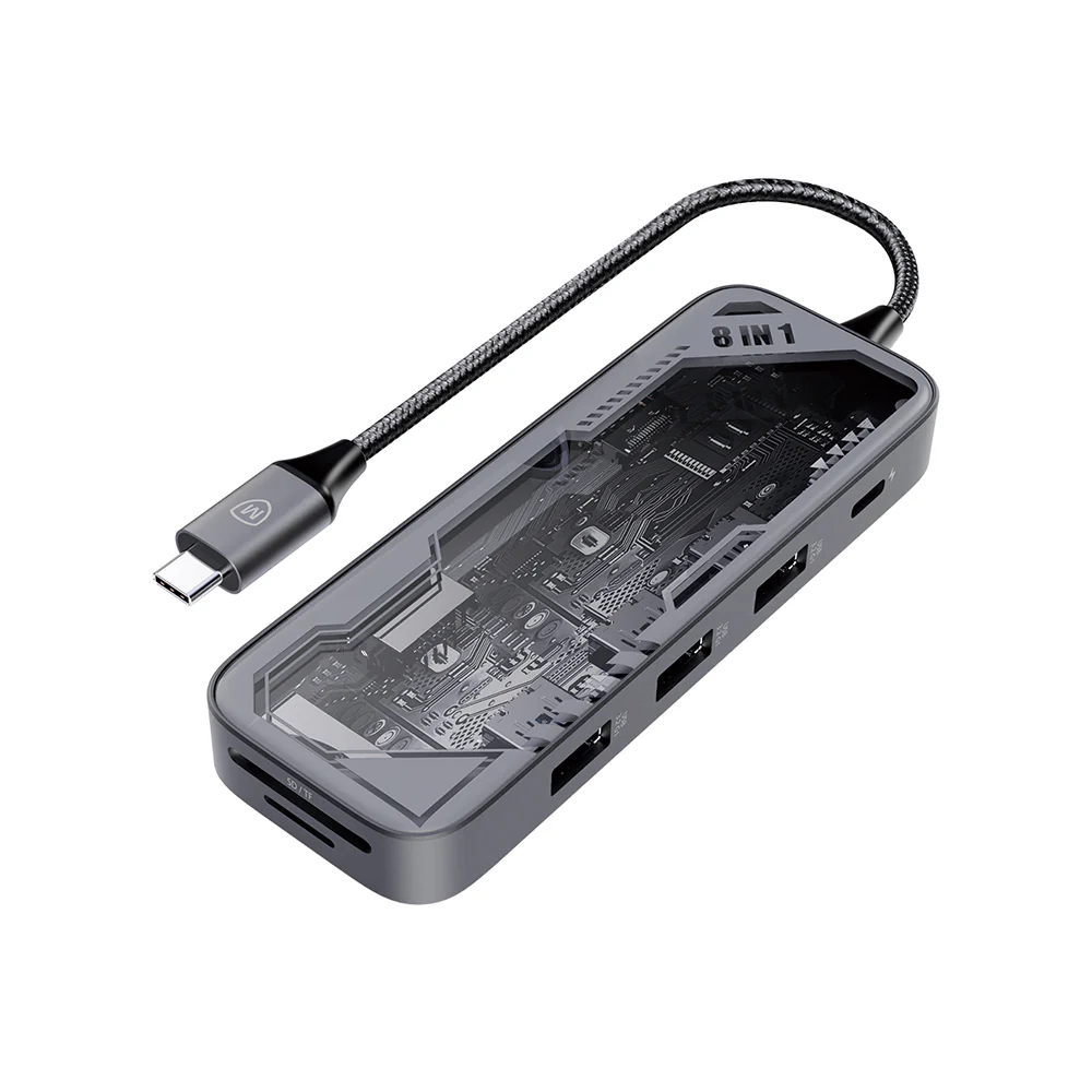 Micropack MDC-N8T – 8-Port USB-C Dock with 4K HDMI & 100W Charging