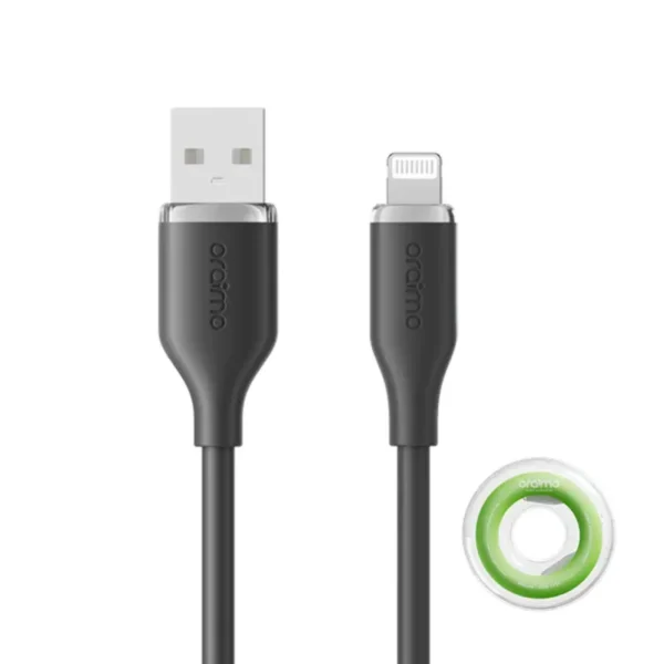 Oraimo OCD-115L SilkLine Lightning — 1m USB-A Cable, 5V/2.4A for iPhone 5–14