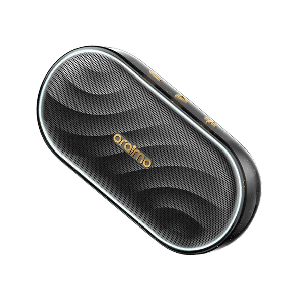 Oraimo SpaceBox OBS-382 — 8W Portable FM Speaker with App-Controlled Lighting