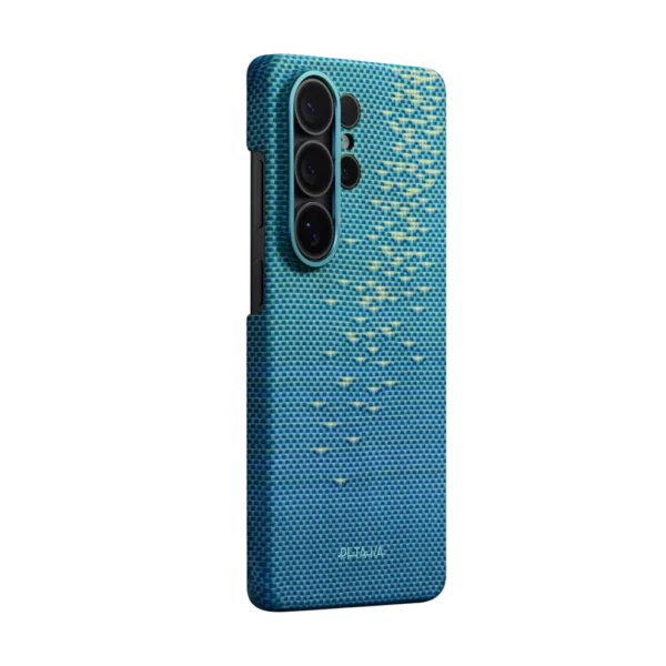 Pitaka KS2607U Aaron Button Edge – S26 Ultra Lucid Blue NFC Case