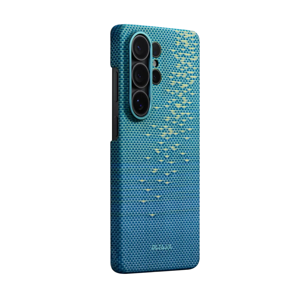 Pitaka KS2607U Aaron Button Edge – S26 Ultra Lucid Blue NFC Case