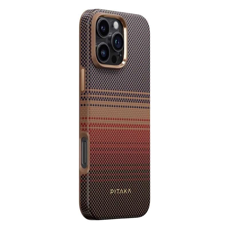 Pitaka KI601PPSUM Sunset Moonrise Case – iPhone 16 Pro Max Impact Shield