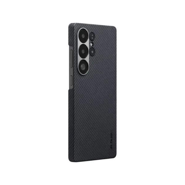 Pitaka KS2501U Galaxy S25 Ultra Case — Black/Grey Twill Ultra Slim