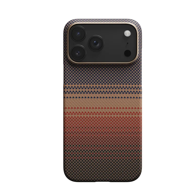 Pitaka KI1702SPM — iPhone 17 Pro Max Sunset PitaTap™ Slim Case