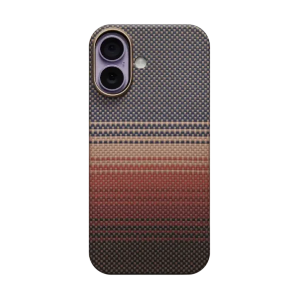 Pitaka KI1702 Sunset Ultra-Slim Case for iPhone 17 — PitaTap™ MagSafe Ready
