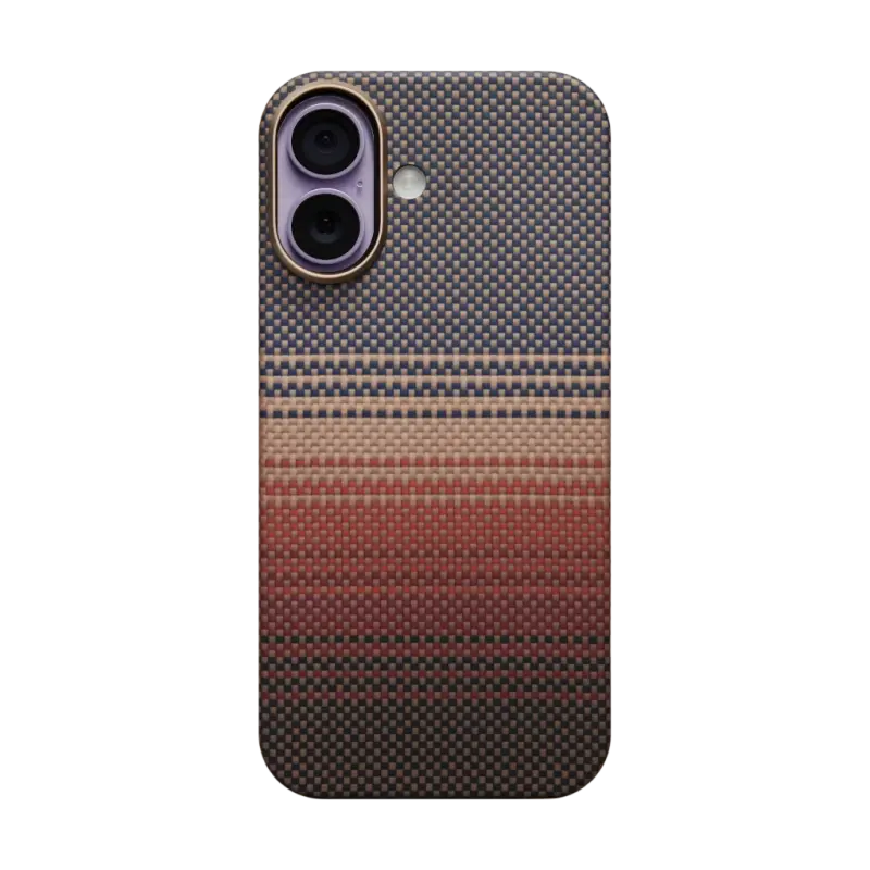 Pitaka KI1702 Sunset Ultra-Slim Case for iPhone 17 — PitaTap™ MagSafe Ready