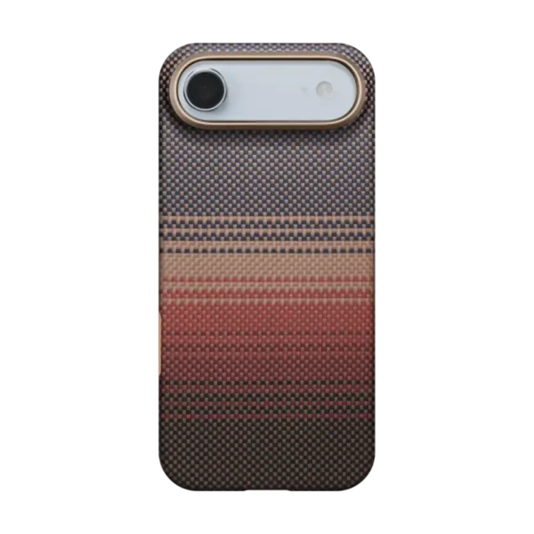 Pitaka KI1702SA — iPhone 17 Air Sunset Case with PitaTap™ and MagSafe