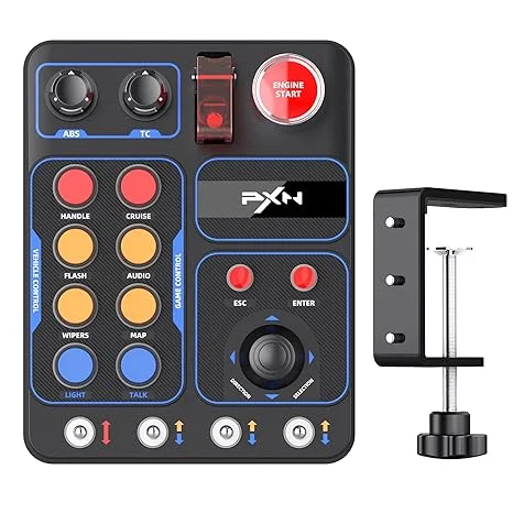 PXN CB1 — 30-Key Sim Racing Button Box for PC and V9 Gen2