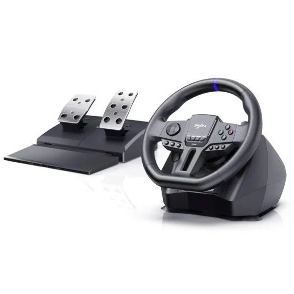 PXN V900 Gen2 Black – Vibration Wheel, 900° on PC, Pedals & Manual Shifter