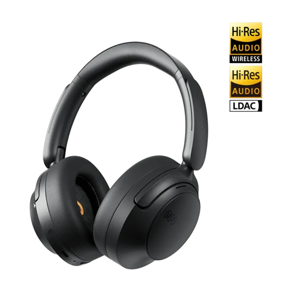 QCY H3S Foldable Over-Ear Headphones — 56dB ANC, 102H Battery
