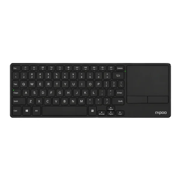 Rapoo E900T Wireless Keyboard – Built-In 74mm Touchpad, Tri-Mode Link