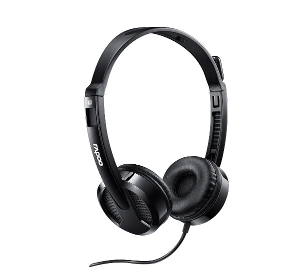 Rapoo H100 — Wired On-Ear Stereo Headset with 3.5 mm Jack