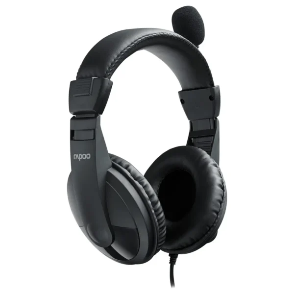 Rapoo H150S USB Stereo Headset — Lightweight ENC Mic for PC and Laptop