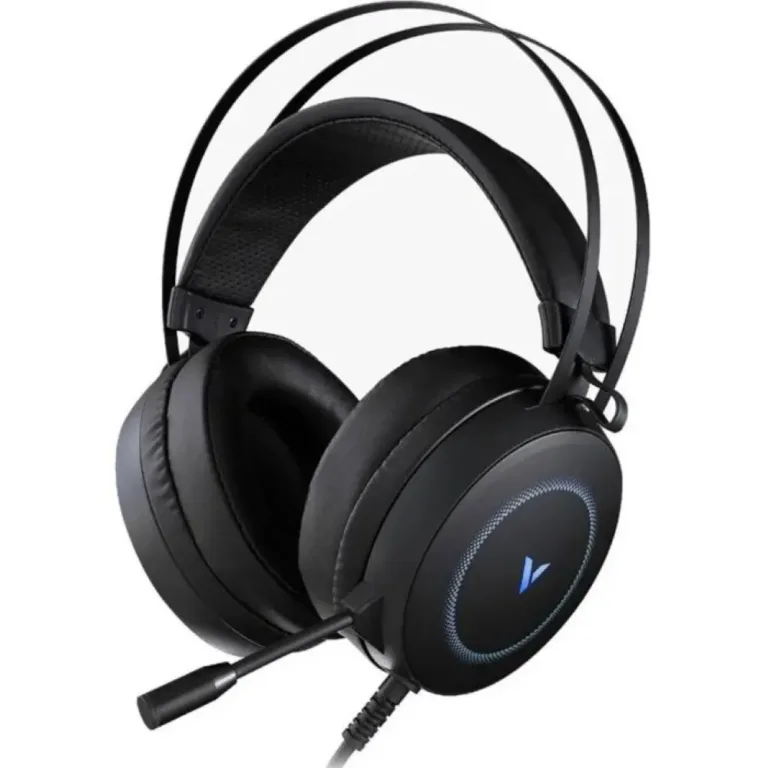Rapoo VH160 Black Over-Ear Headset — Virtual 7.1 RGB & ENC Mic