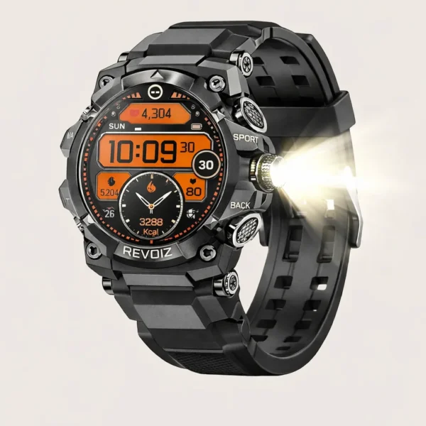 Revoiz Outrider Smart Watch — 1.39″ AMOLED, IP68, Bluetooth Calls