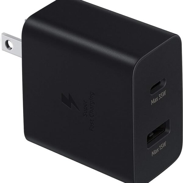 Samsung 35W Power Adapter Duo | USB-C and USB-A Wall Charger