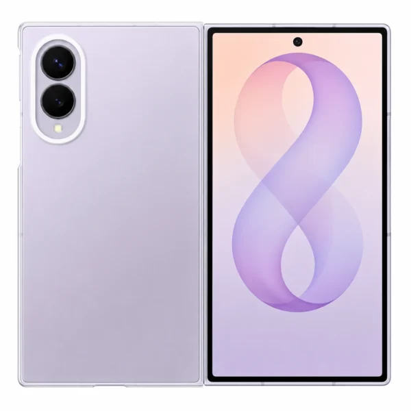Samsung Clear Case for Galaxy Z Fold8 – 0.8 mm with Anti-Glare Films