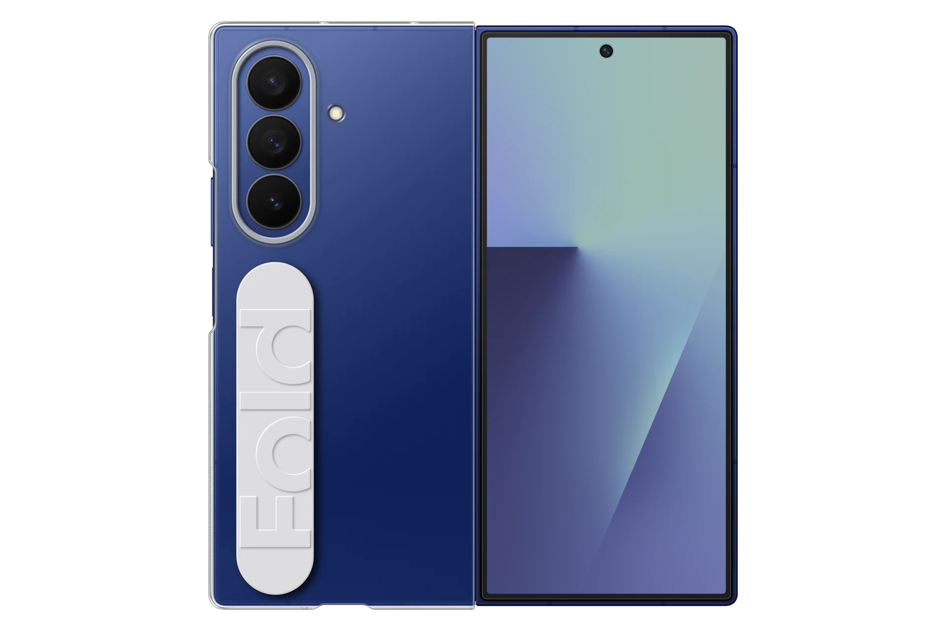 Samsung Galaxy Z Fold 7 Clear Grip Case with Anti-Reflect Film