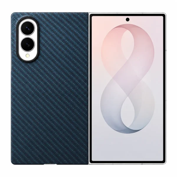 Samsung Galaxy Z Fold8 Carbon Magnet Case — Lightweight Aramid Shell (~23 g)