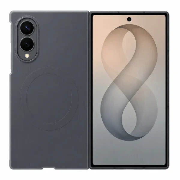 Samsung Galaxy Z Fold8 Silicone Magnet Case — Magnetic Alignment & Included Films