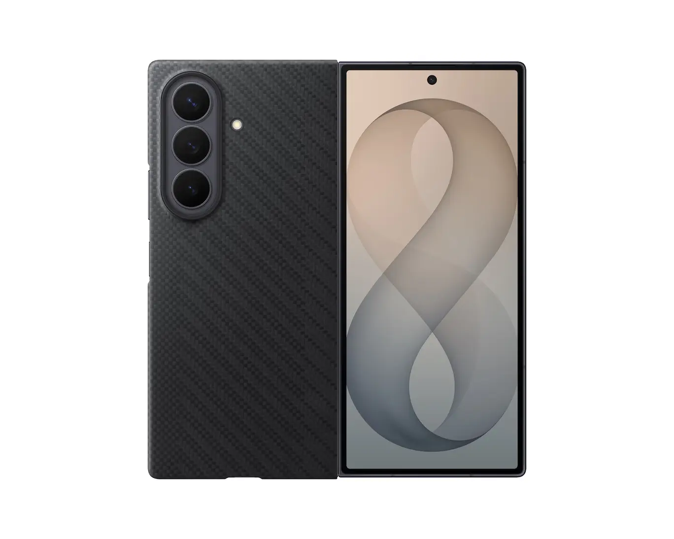 Samsung Galaxy Z Fold8 Ultra Carbon Magnet Case – Built-In Magnets & Aramid Shell