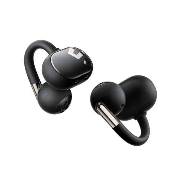 SoundPeats Clip 1 Open-Ear Clip-On Earphones (Black) — LDAC Hi-Res Without Sealing the Ear