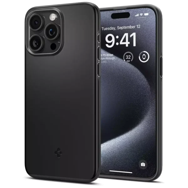 Spigen Thin Fit — Apple iPhone 15 Pro (2023) Slim Hybrid Case