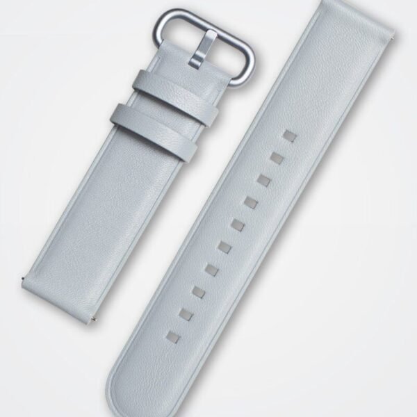 Strap Studio Active 20mm Grey Leather Watch Strap