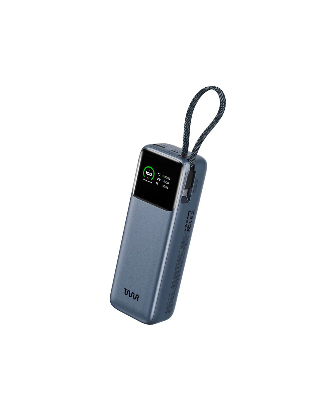 Taar Omi 20000mAh Power Bank — 130W Display & Built-In USB-C