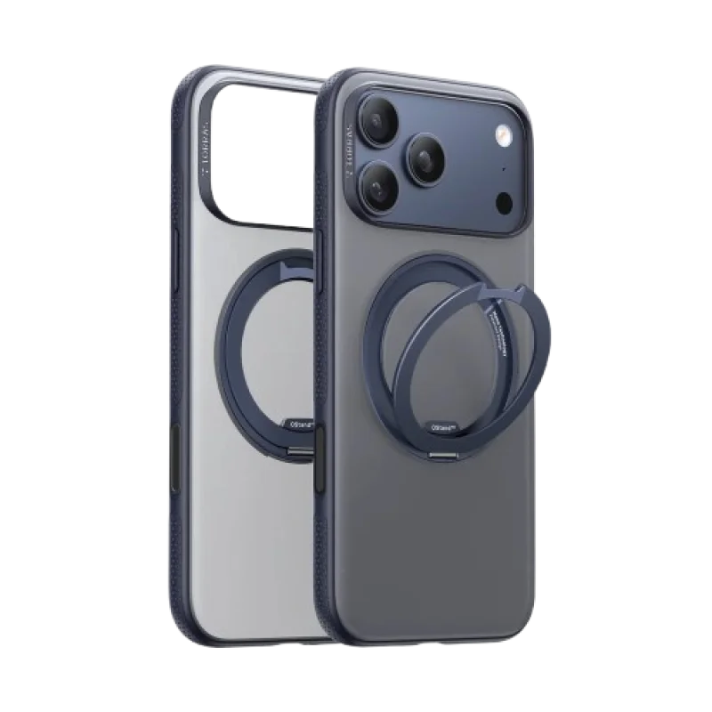 TORRAS Ostand O3 iPhone 17 Pro Max Case – Rotating Alloy Stand & 18N MagSafe
