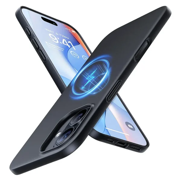 Torras Slim Fit MagSafe Case for iPhone 17 (Black) — X00FX2554