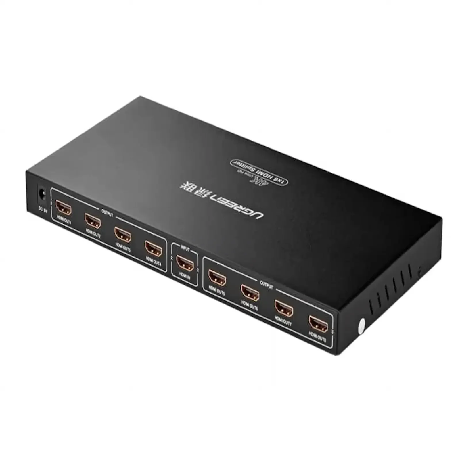 UGreen 40203 4K HDMI Amplifier Splitter — 1×8 Distribution