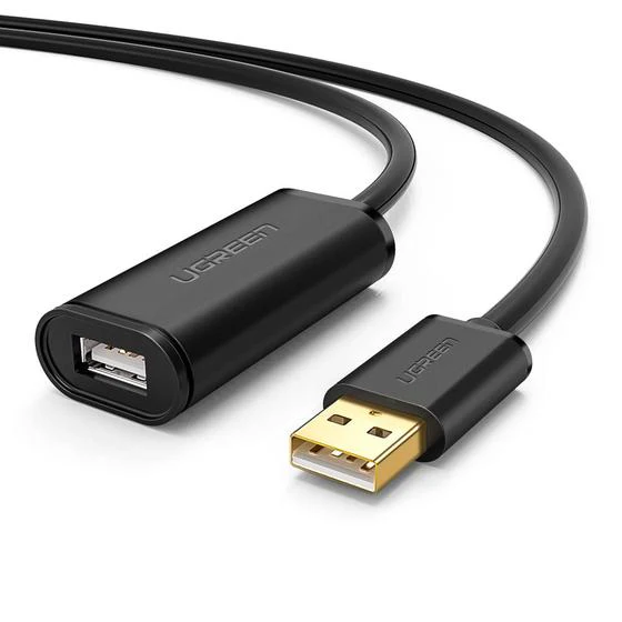 UGreen 10321 10 m USB 2.0 Active Repeater Cable — 480 Mbps