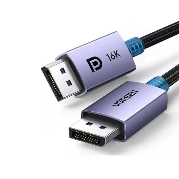 UGREEN DisplayPort 2.1 Cable – 16K@60Hz, 80Gbps VESA