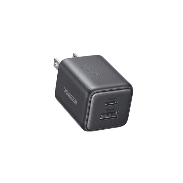 UGreen 55475 — 20W GaN Dual Port (USB-C PD and USB-A QC)