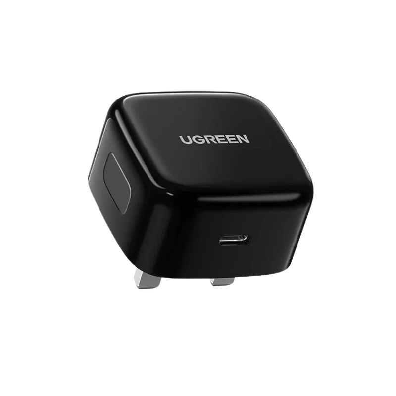 UGREEN 50339 20W USB-C PD Wall Charger – UK Plug (Black)