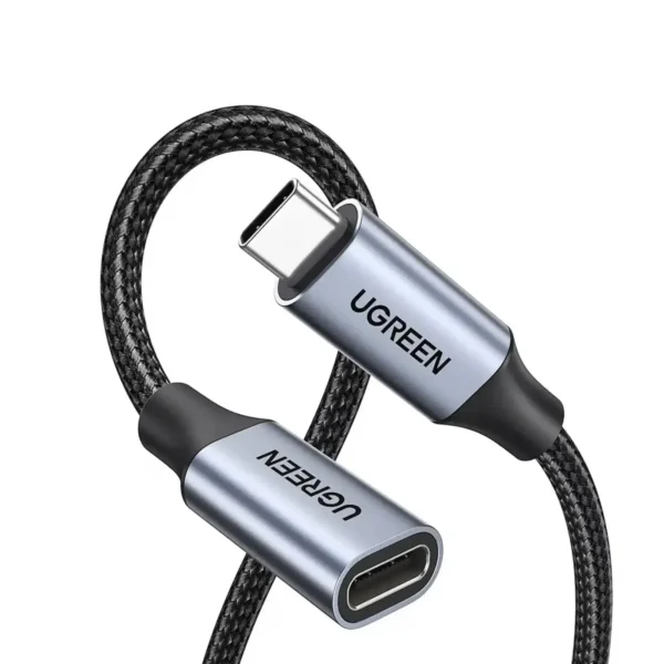 UGREEN USB-C Extension Cable — Male to Female, 10 Gbps, 100 W, 4K Video