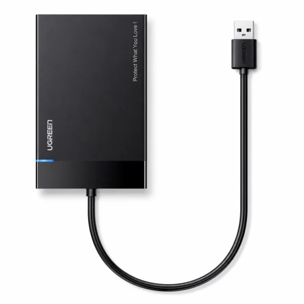 UGreen 30847 — USB 3.0 Enclosure for 2.5″ SATA HDD/SSD (UASP)