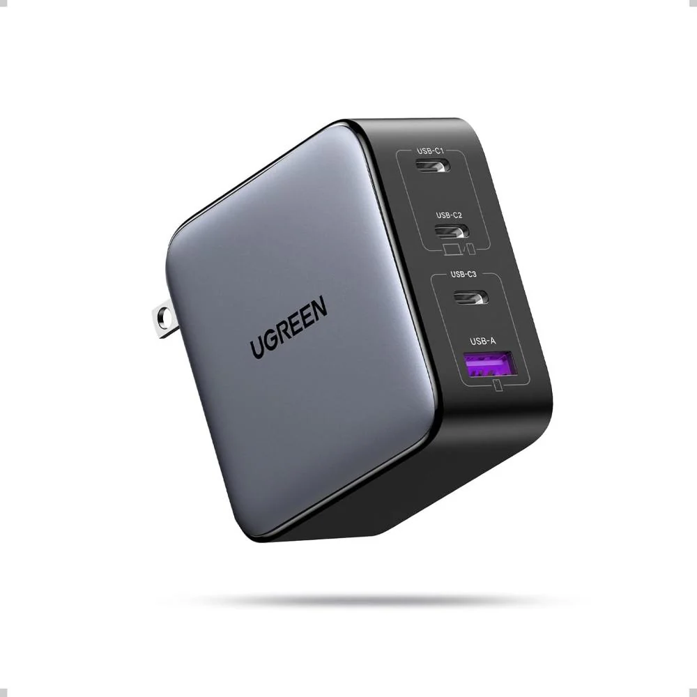 UGreen 35874 — 100W GaN Wall Charger with Three USB-C and One USB-A
