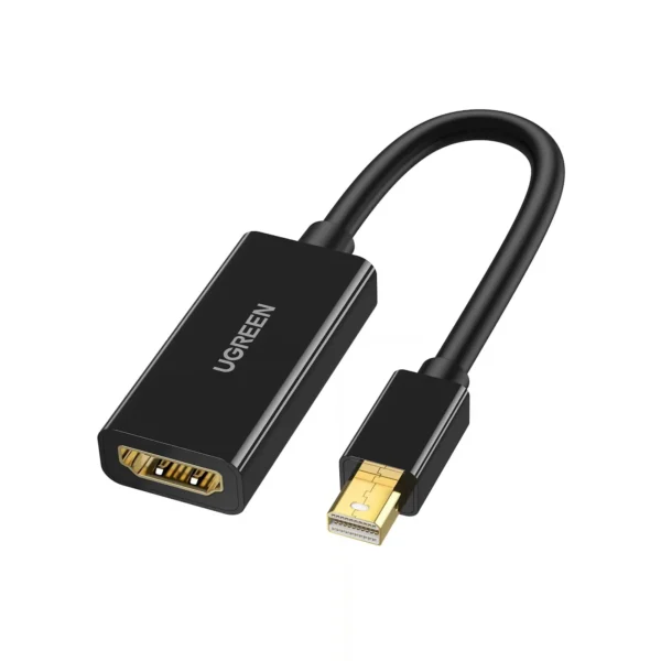 UGreen 40360 Mini DisplayPort to HDMI — 4K One-Way Adapter (0.6 ft)