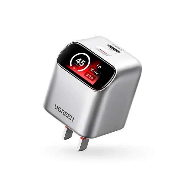 UGREEN X740 (45099) – 45W GaN USB-C Charger with Live Status Display