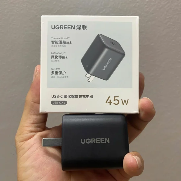 UGREEN GaN Infinity 45W USB-C Wall Charger — Models 65165 & 65050B