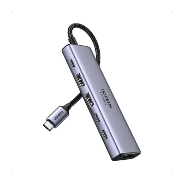UGREEN 6-in-1 USB-C Adapter 35999 — 4K HDMI & 100W PD