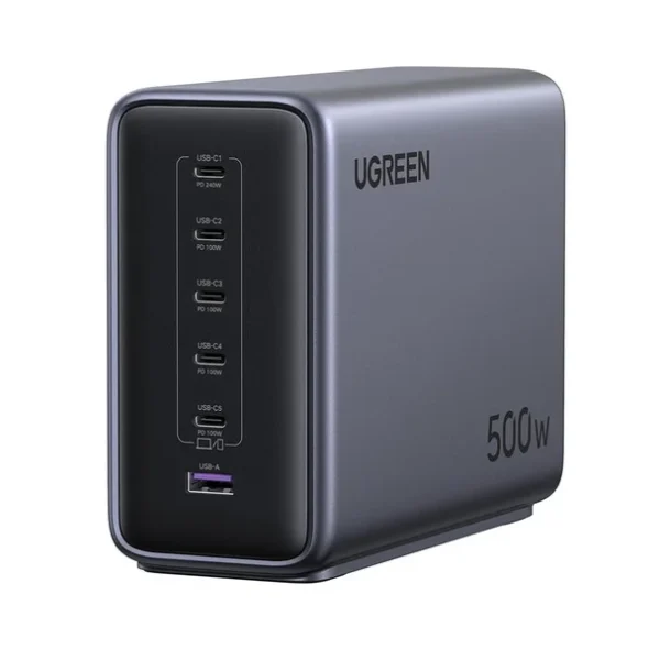 UGREEN 55547 6-Port 500W GaN Desktop Charging Station