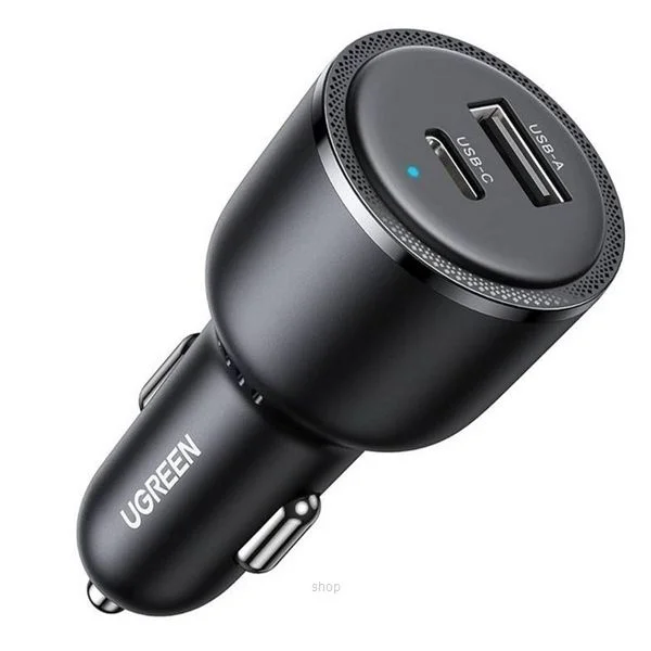 UGreen EC701 (35023) — 63W In-Car Adapter with 45W USB-C and 18W USB-A