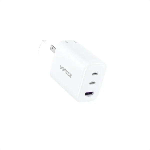 UGreen CD275 65W GaN Wall Adapter | 2 USB-C, 1 USB-A