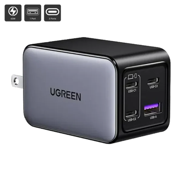 UGreen 75072 — 65W GaN Wall Adapter for Laptops and Phones